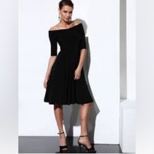 Laranor Chic Black One-Shoulder Dress